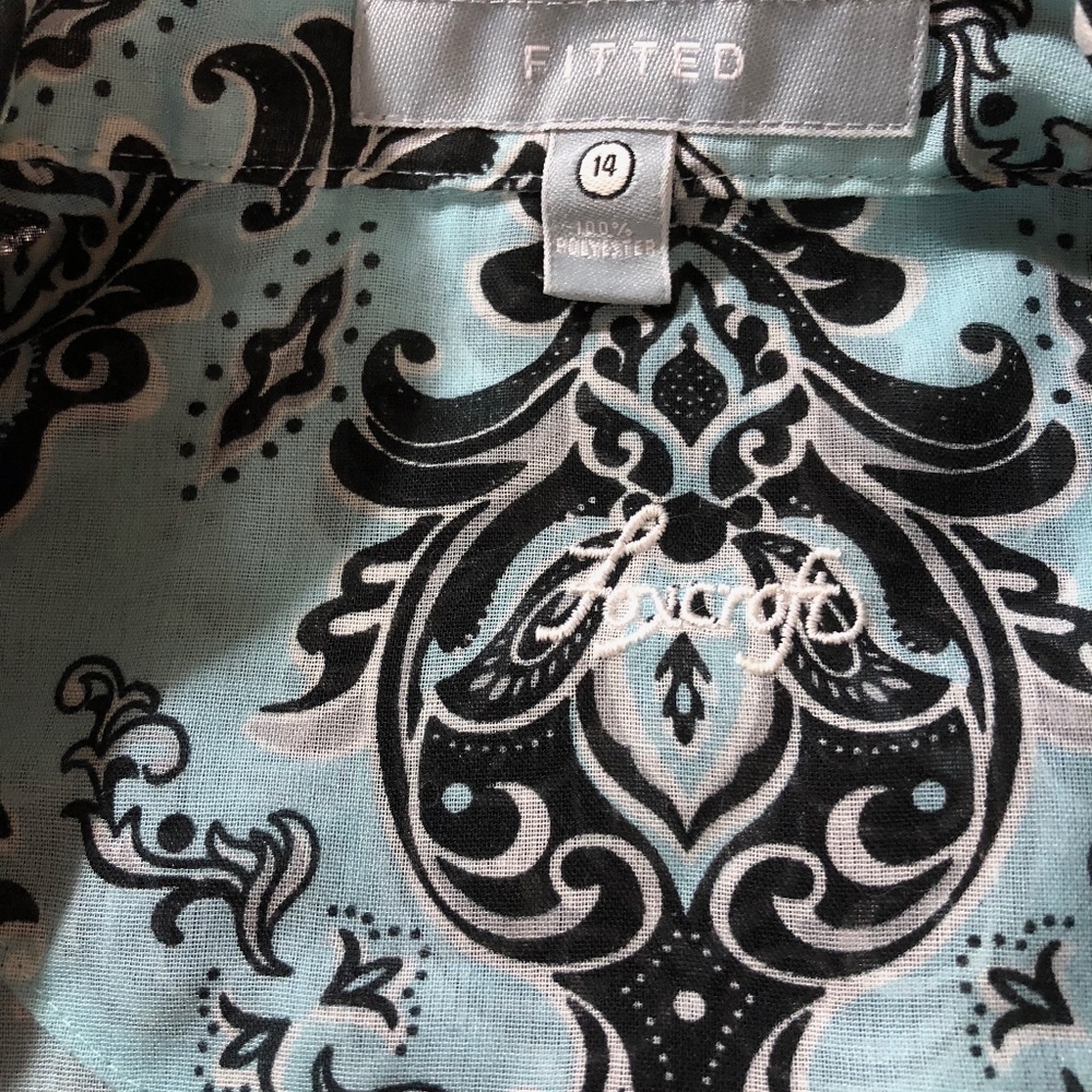 Foxcroft Button Down Blouse - image 3